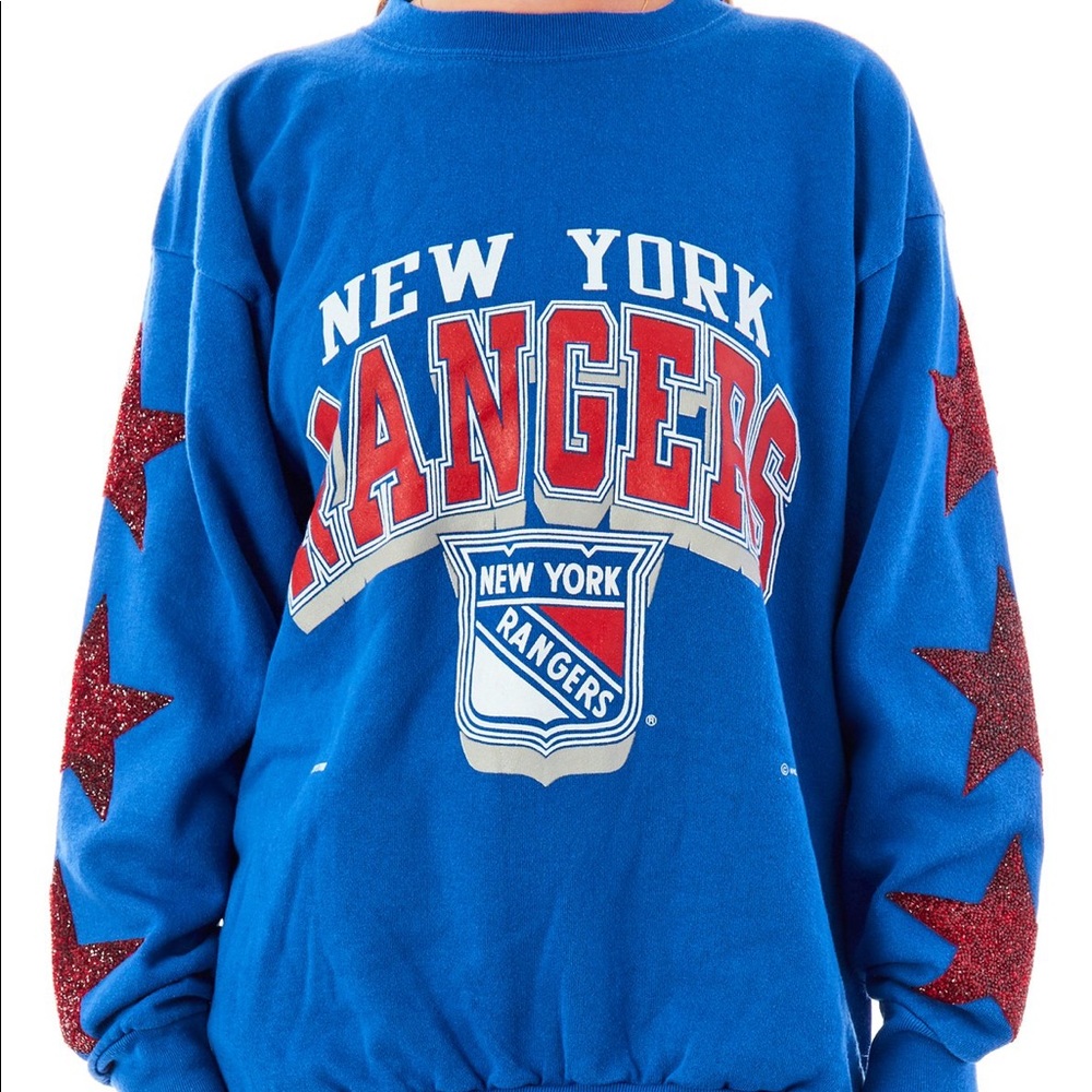 LF Star Patch Rangers Sweater. Fits like Mens M